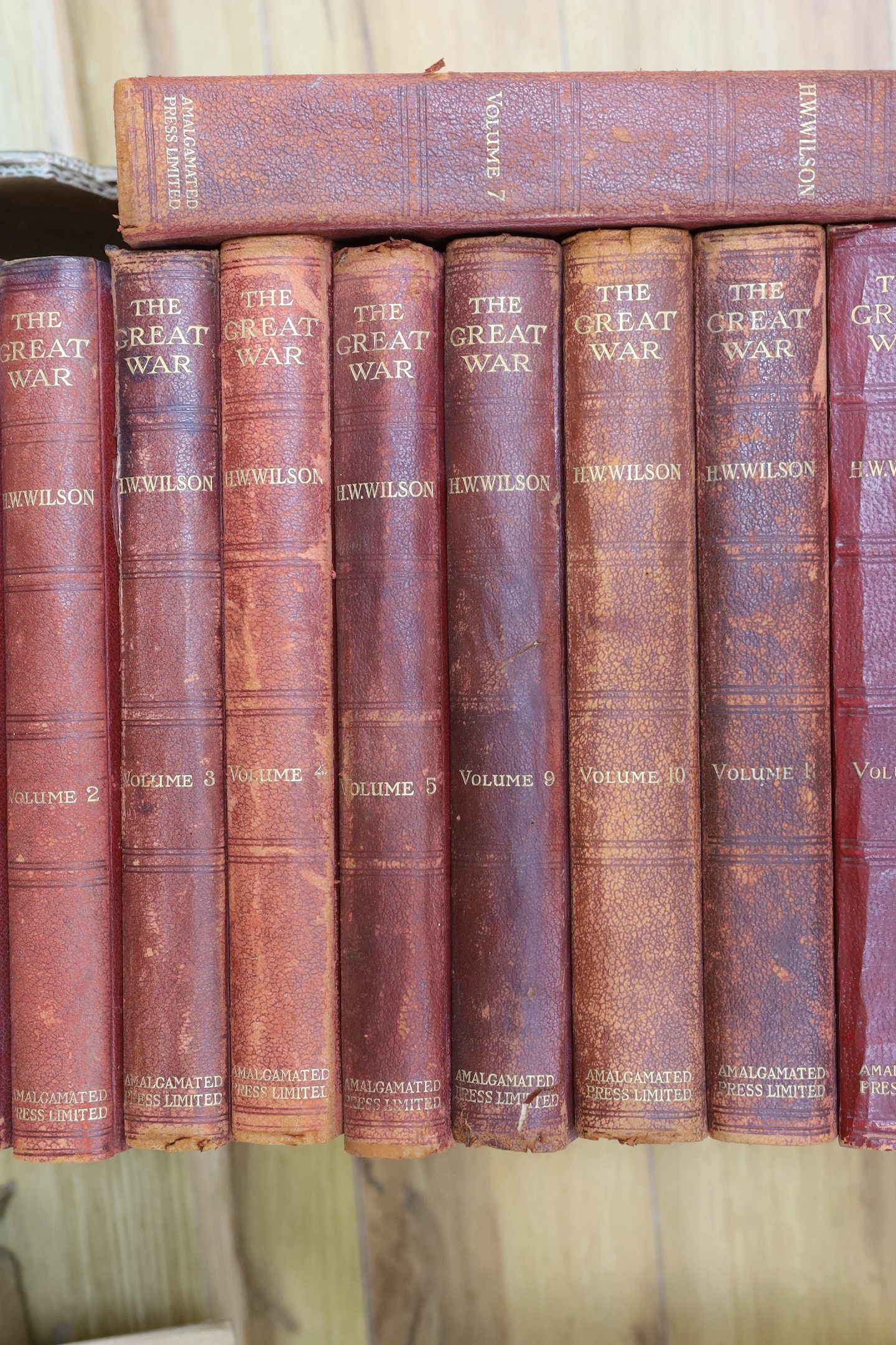 The Great War, London Amalgamated Press 1919, in thirteen volumes.